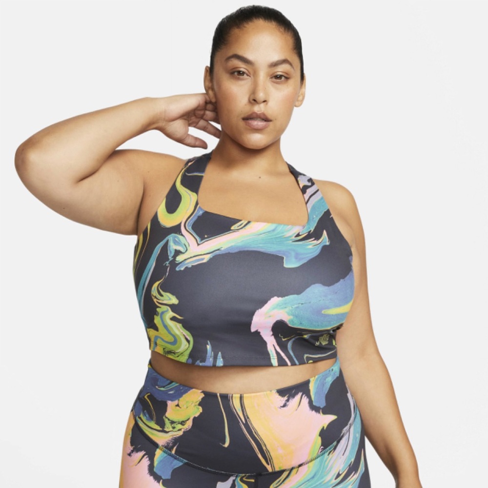 Nike One Luxe Aurora Marble Tank